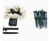 5M 20 LED Solar Powered Mushroom String Lights Outdoor Waterproof Garden Lawn Yard Camping Decorative Lighting with Stake and Solar Panel
