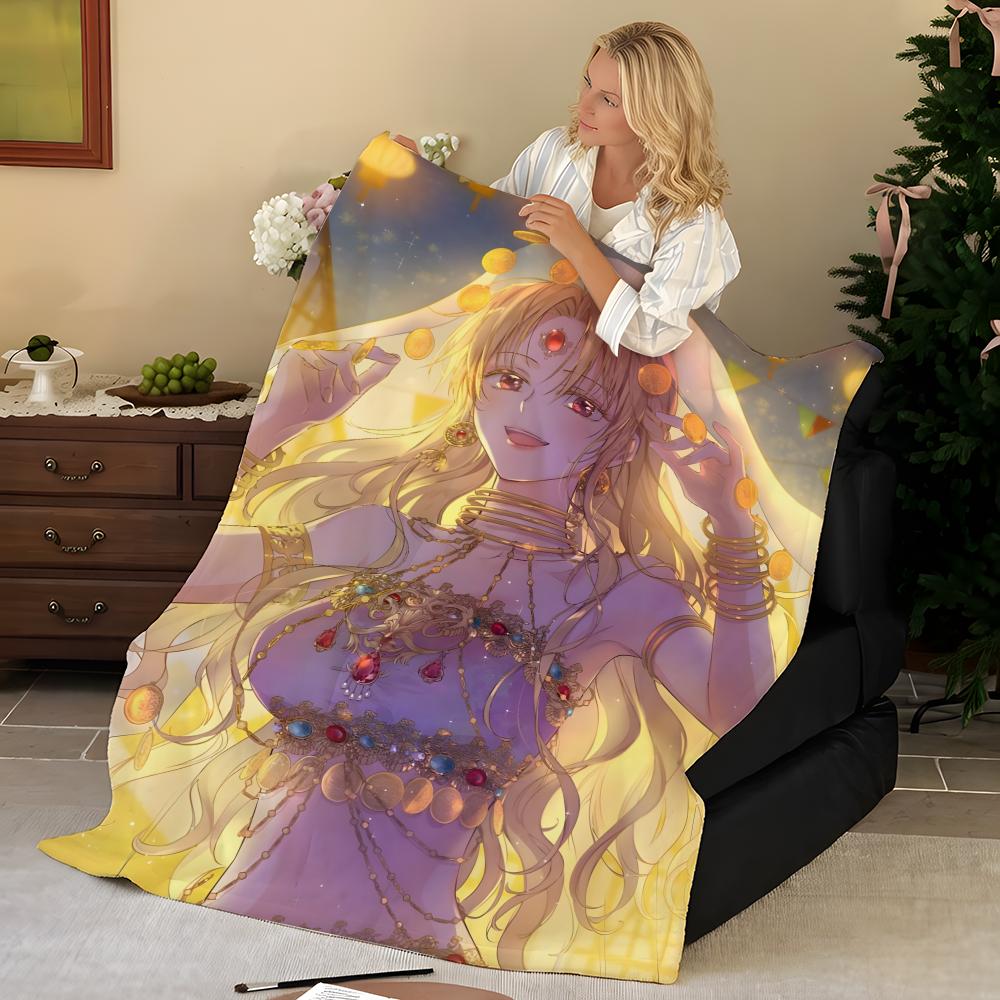 Comic W-Who M-Made M-Me A-Princess Throw Flannel Blanket, Soft Warm, Durable & Washable cute Cool