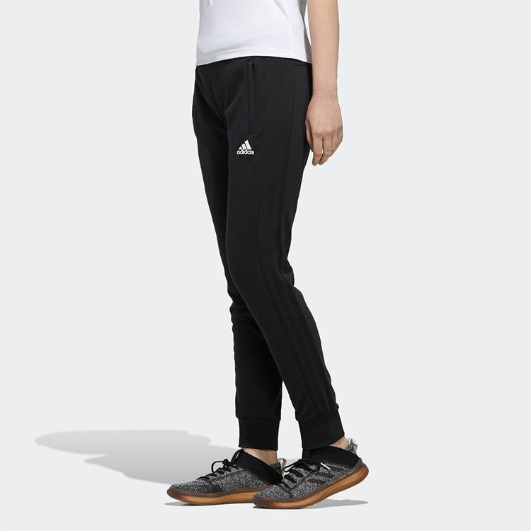 Adidas Pt Ft 3S Logo Cuff Sports Pants Women Bottoms Black EH3897