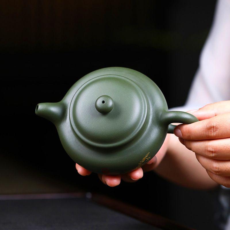 260ML Yixing Handmade Purple Clay Teapots Ball Hole Filter Pot Beauty Kettle Ore Zisha Tea Gifts