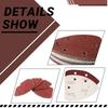 Multi Tool Sanding Pads, 60 Pcs Mouse Detail Palm SanderPads, 5 Hole Sanding Sheets Assorted for Sander SandersPads