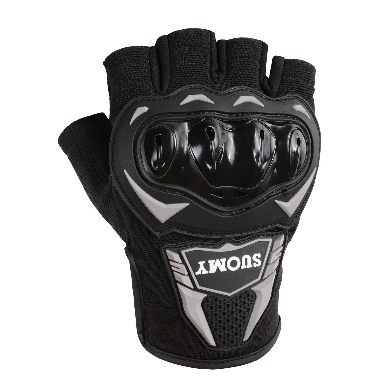 Men Summer Anti-Drop Bicycle, Summer Riding Protective Equipment, Motorcycle Breathable Riding Gloves M чёрный