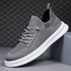 Summer mesh shoes breathable soft-soled running shoes men's thin low-top fly-woven shoes one-pedal casual sports shoes