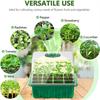 4/5/6 Pack Full Spectrum LED Grow Light with Seedling Tray Plant Seed Starter Trays Greenhouse Growing Lamp Hole 12 Cell Per Tray