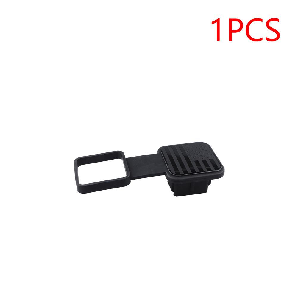 1-5PCS Trailer Hitch Receiver Cover Tow Hitch Decorative Covers Durable Rubber Plug Cover 2 Inch Universal Plug Tube Cap