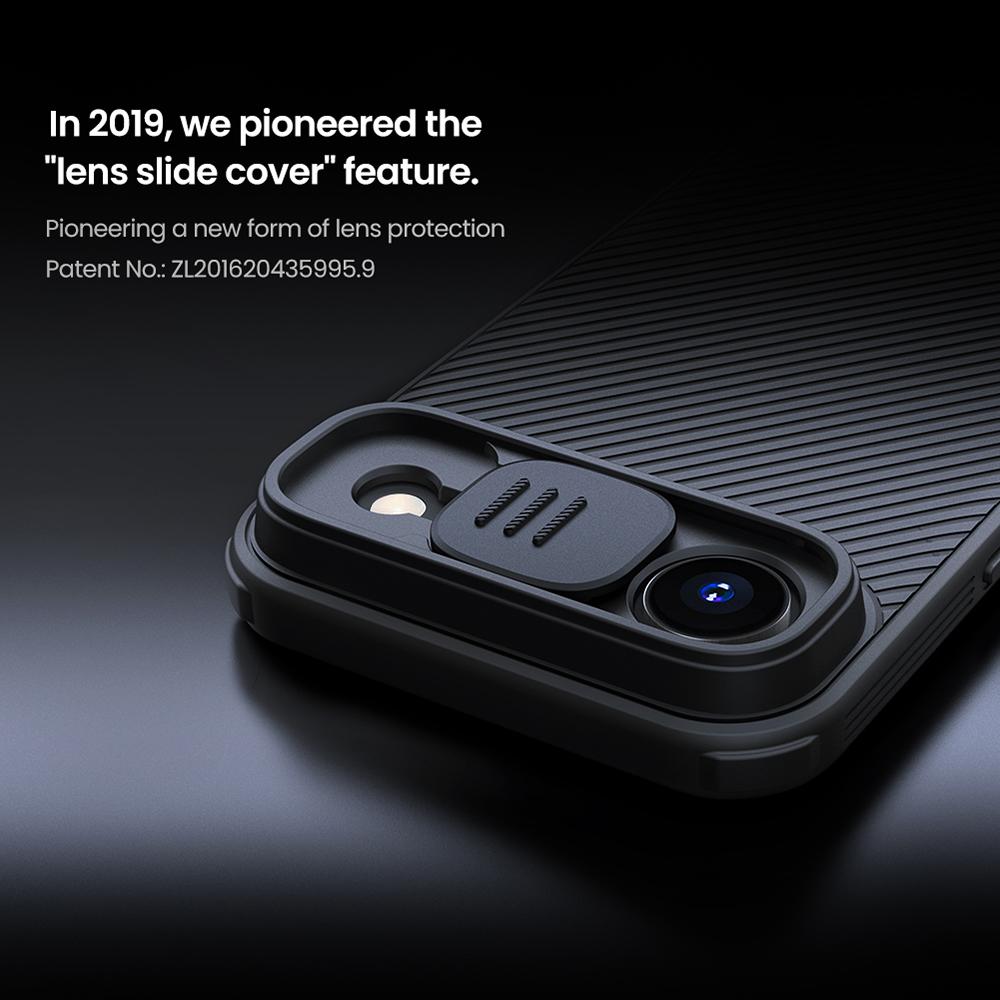 NILLKIN Camshield Pro Series for iPhone Air Case PC + TPU Slide Camera Lid Phone Cover