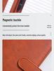 A4 Magnetic Leather Document Folder: Multifunctional Business Manager with Custom Logo