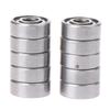 10pcs Deep Groove Spherical Carbon Steel Miniature Bearings Double Shielded Miniature High-carbon Steel Single Row 6 Models