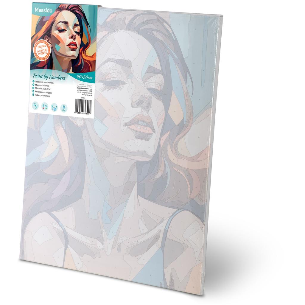 Massido Paint By Numbers, Portrait Of A Woman