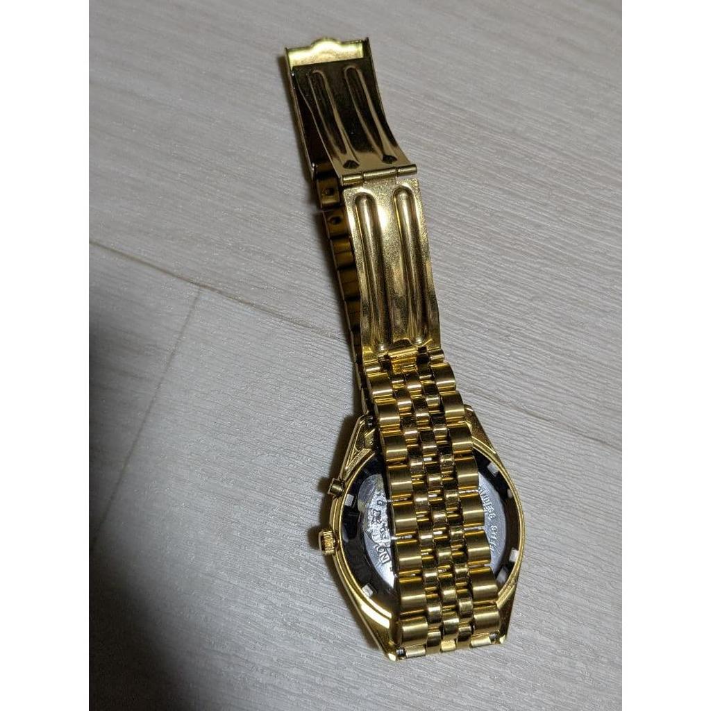 Used [Working item] Orient Three Star Automatic Watch Gold with spare piece