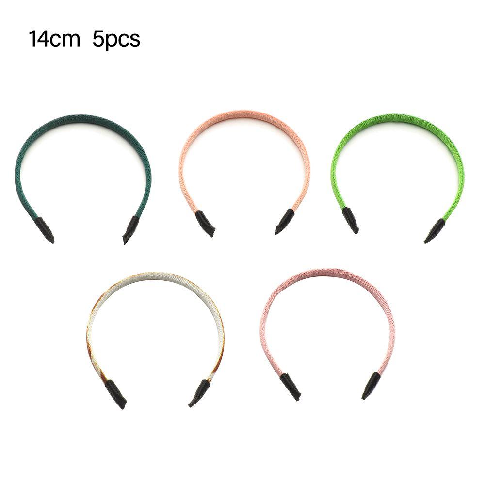 

5Pcs Random Color 1/3 1/4 1/6 DIY Hair Decoration Head Band Parts Accessories Dolls Headband 14cm 5pcs-4