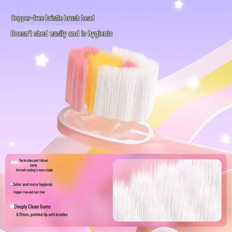 CanBan Fairy Wand Soft Bristle Toothbrush 3-Pack