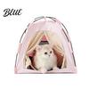 All-season Cat Tent Mat Breathable Waterproof Hideaway Pet Washable Portable Pop-Up with Pop-up Mesh