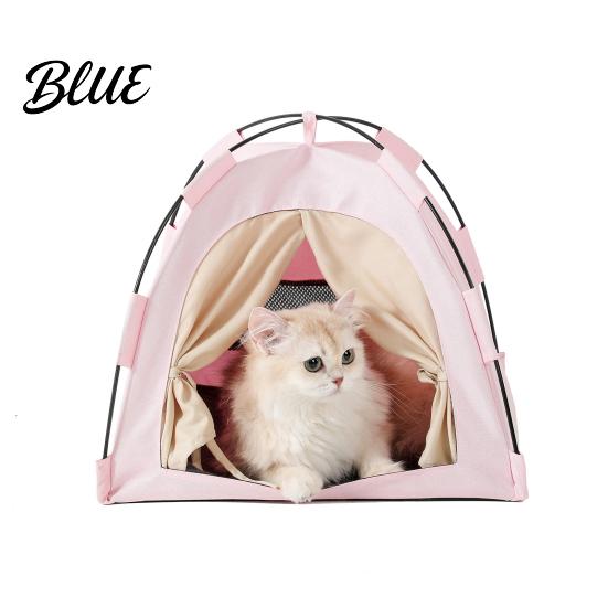 All-season Cat Tent Mat Breathable Waterproof Hideaway Pet Washable Portable Pop-Up with Pop-up Mesh