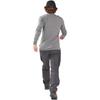 DECATHLON 100 Series Slim Durable and Comfortable Multi-Pocket Outdoor Hiking Cargo Pants Men's Carbon Grey
