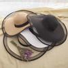 Ladies' Solid Color Woven Wide Brimmed Sun Hat