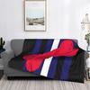 Leather Puppy Pride Blanket Lightweight Flannel Sofa Throw Blanket for Home Bedroom Outdoor Throws Bedspread Quilt