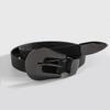 Fashionable Leather Belt With Large Metal Buckle For Women Casual And Party Wear