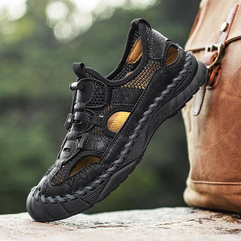 

Amazon temu shrimp skin express sales through ozno Douyin men s shoes summer British trend breathable mesh shoes 38 чёрный