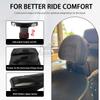 Motorcycle Accessory Rear Adjustable Driver Backrest Seat Black/Chrome Fit For Harley Heritage Softail Classic FLSTC 2007-2017