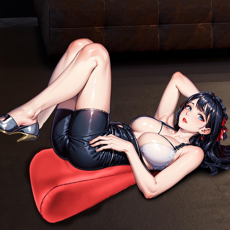 Long Love Adult Leg Spreader Pillow and Restraint Strap for Women's Erotic Bondage Play