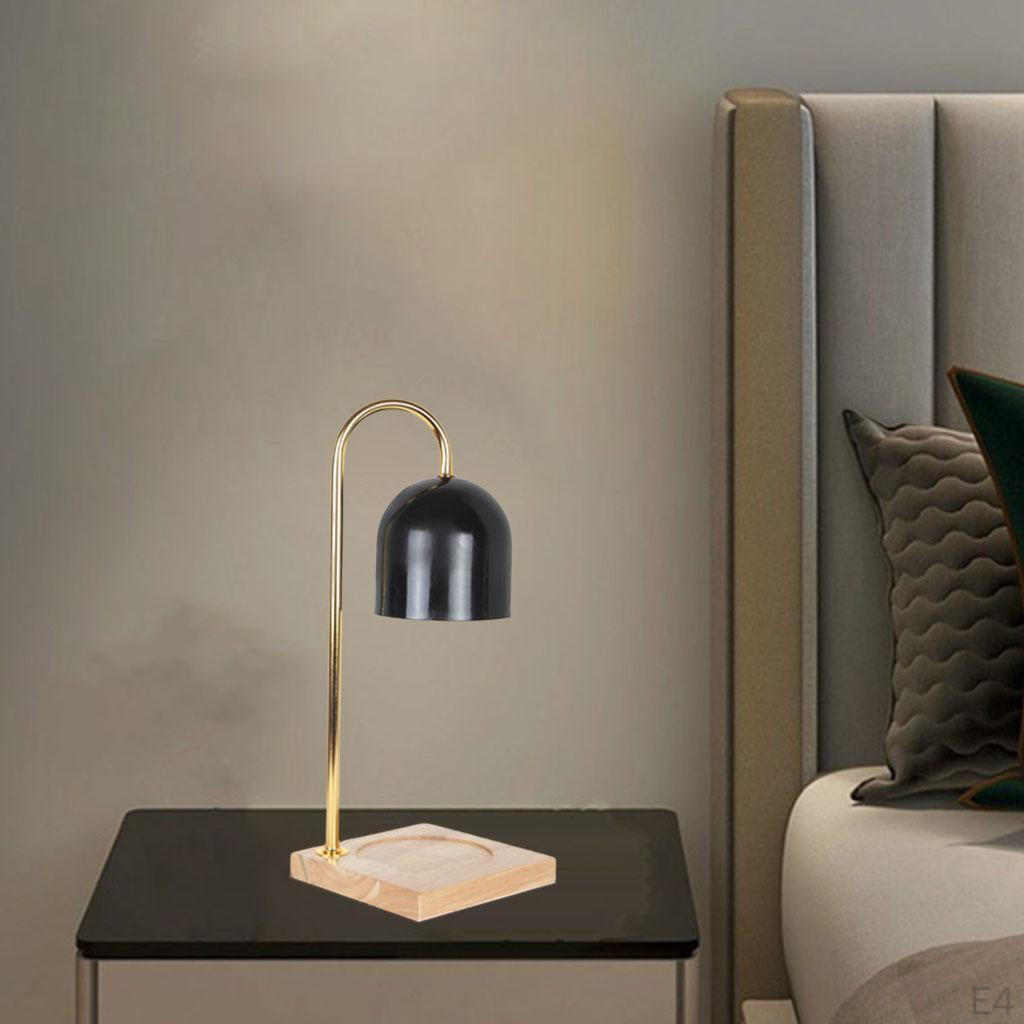 Wax Melt Candle Warmer Lamp Metal Lampshade Dimmable Aroma Light White