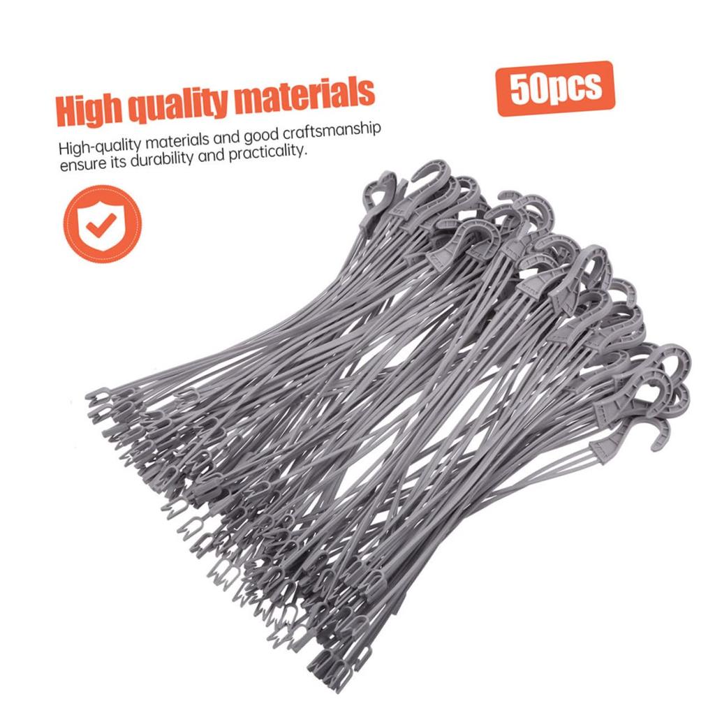 HANABASS Planter Hooks, Set of 30, Weather-Resistant Plastic Hanging Plant Hangers for Balcony and Windowsill Plants, Approx. 15.7 X 1.8 X 0.2 Inches