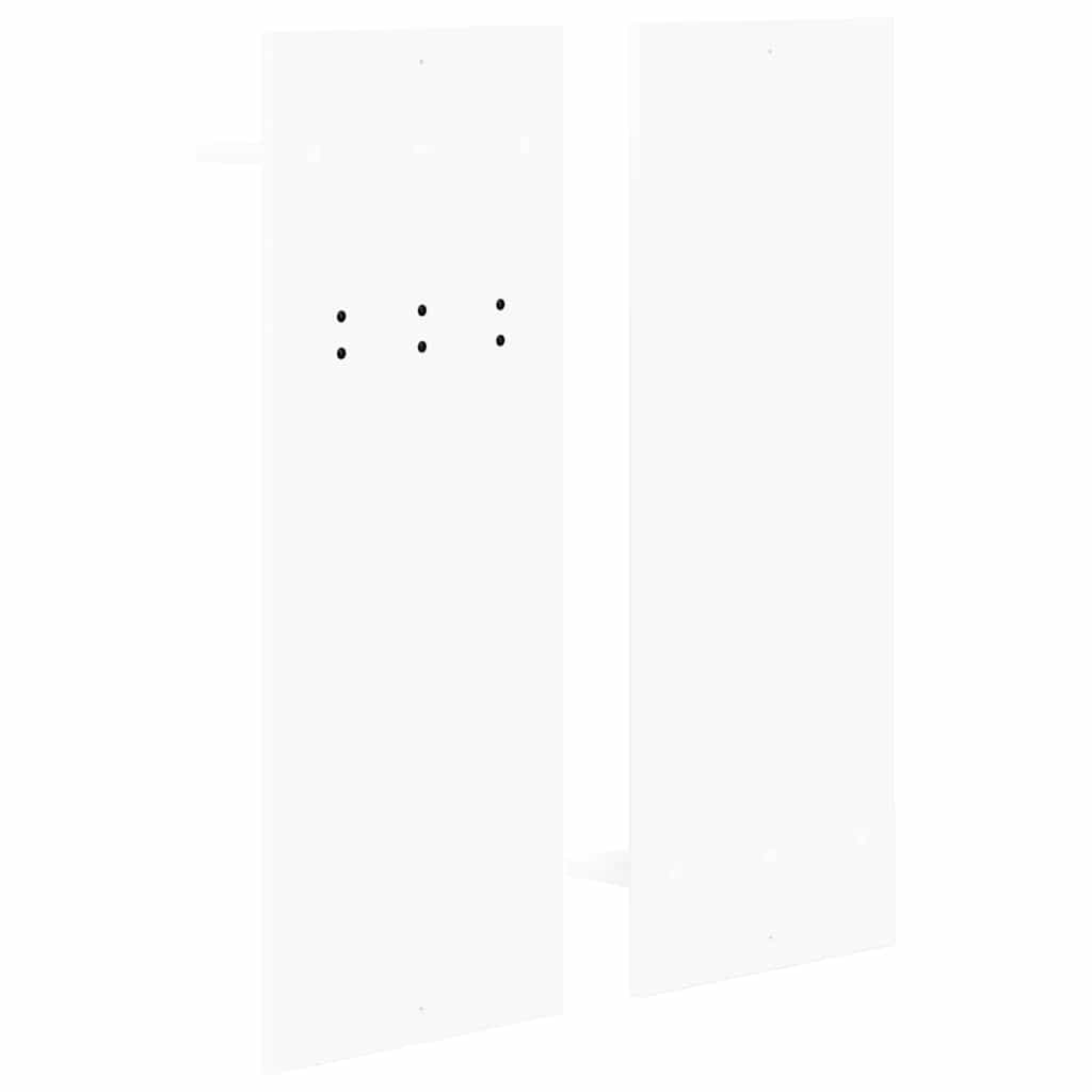 Wall Mounted Nightstand White 70 x 10 x 90 cm Engineered Wood