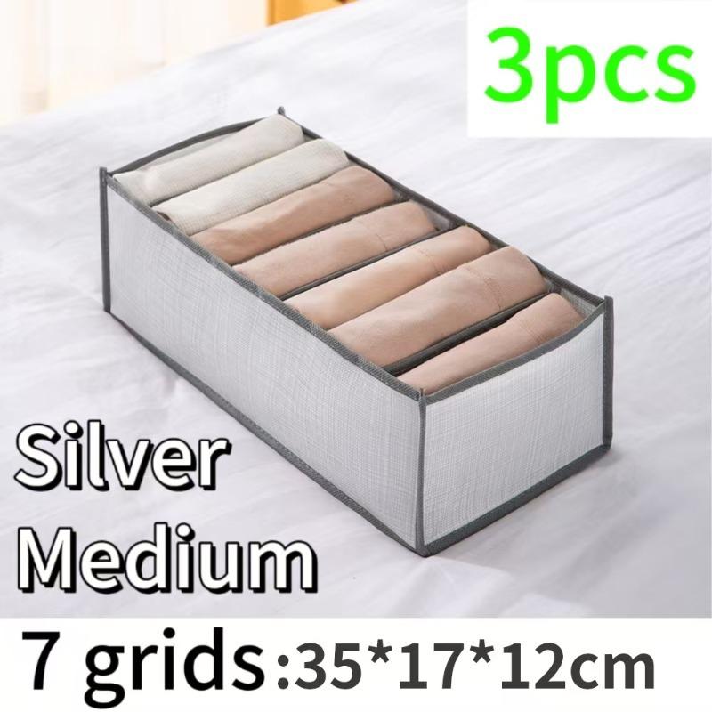 Pants Jeans Storage Box Drawers Organizer for Underwear Bra Socks Wardrobe Clothes Organizer Cabinet T-Shirt Organizers Storage