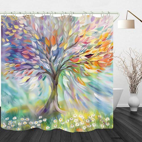 Wolves Under The Moon Four-Piece Bathroom Shower Curtain Floor Mat Three-Piece Toilet Cover