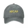 NICAP cap as worn by Max Fenig in the X Files  yellow lettering option Baseball Cap party Hat Beach Bag Unisex Golf Wear Womens