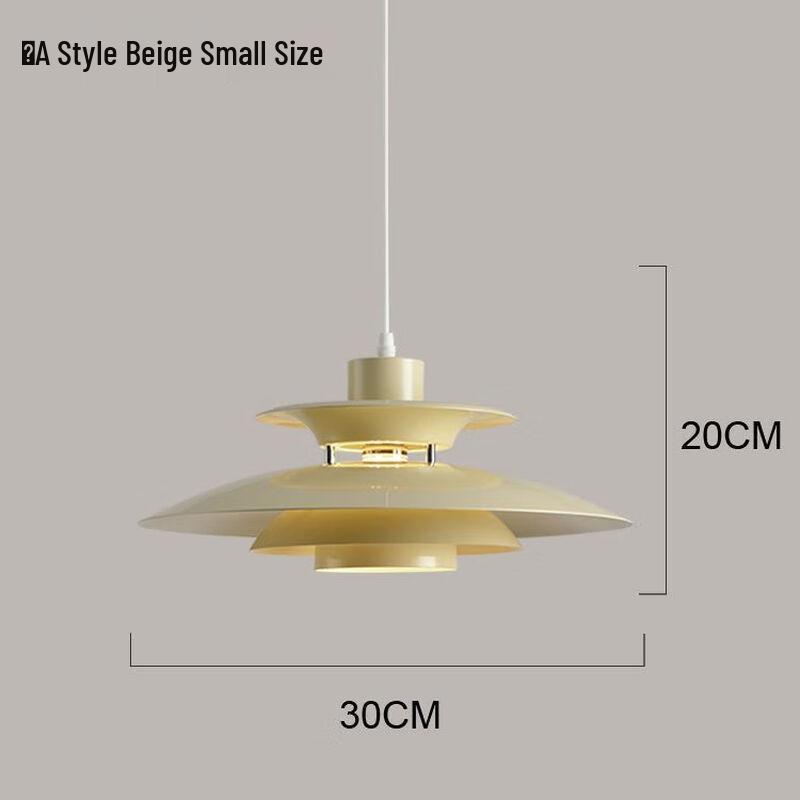 Retro Iron Art Pot Lid Pendant Lamp