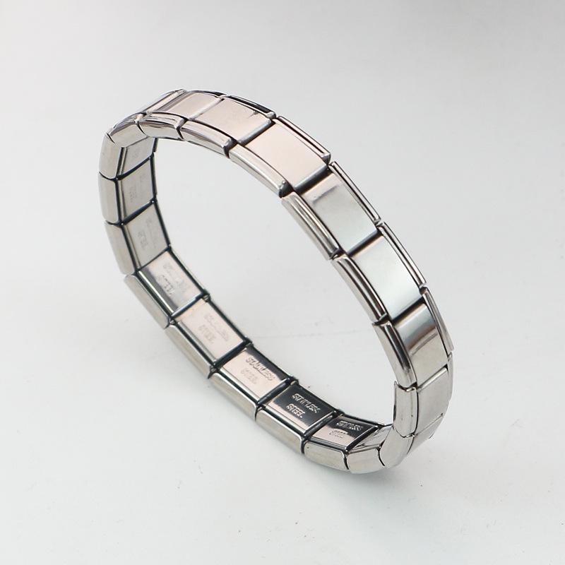 Stainless Steel Engraved Adjustable Bracelet: Versatile Titanium Steel Jewelry