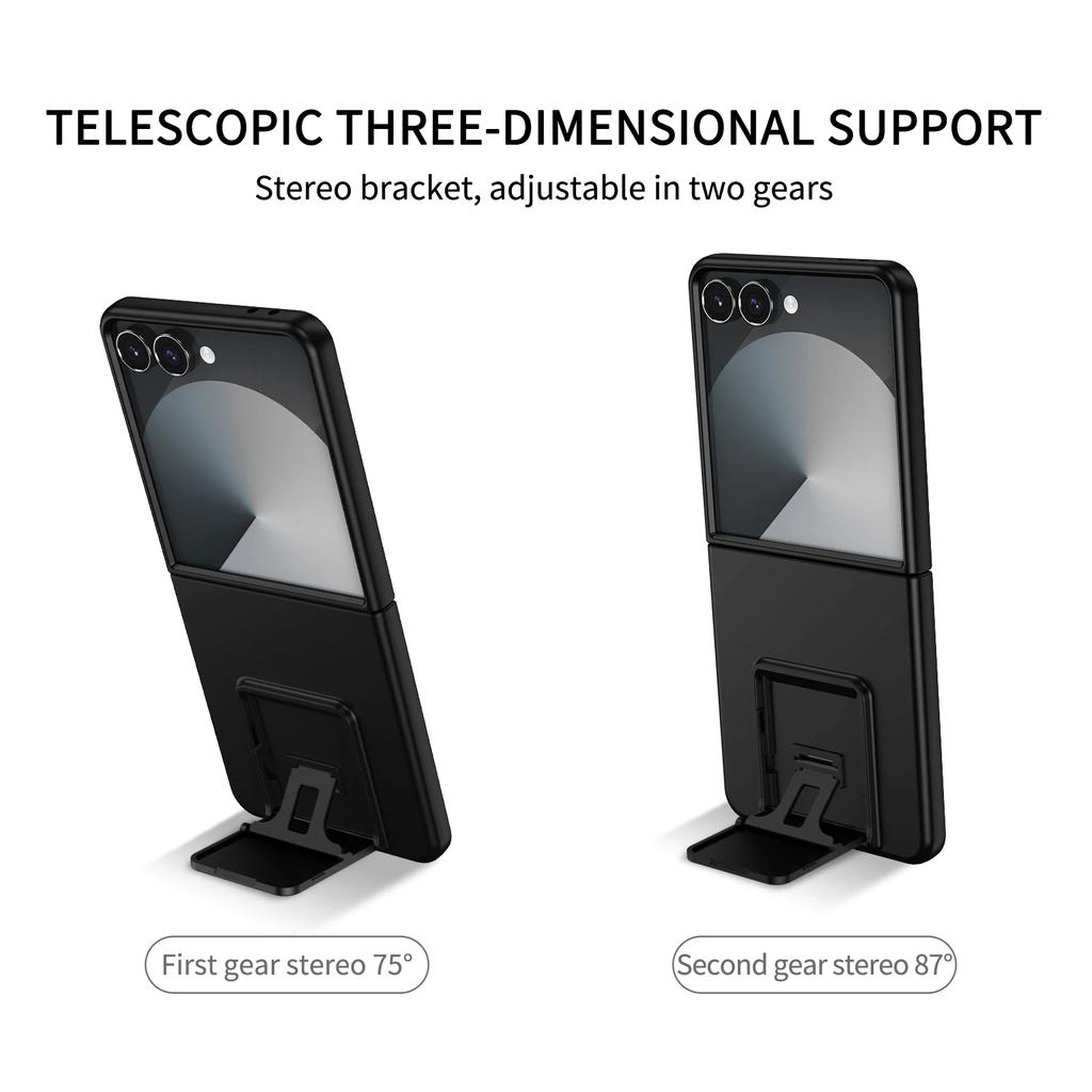 Anti-Knock Hard Accessories Folding Case for Samsung Galaxy Z Flip7 FE 5G Flip5 Flip 7 Flip6 Flip 6 5 4 3 Flip4 Flip3
