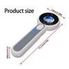 Practical Rechargeable Jewelry Magnifying Glass with High Power Lens and Light Functionality Handheld Loupe ABS Texture