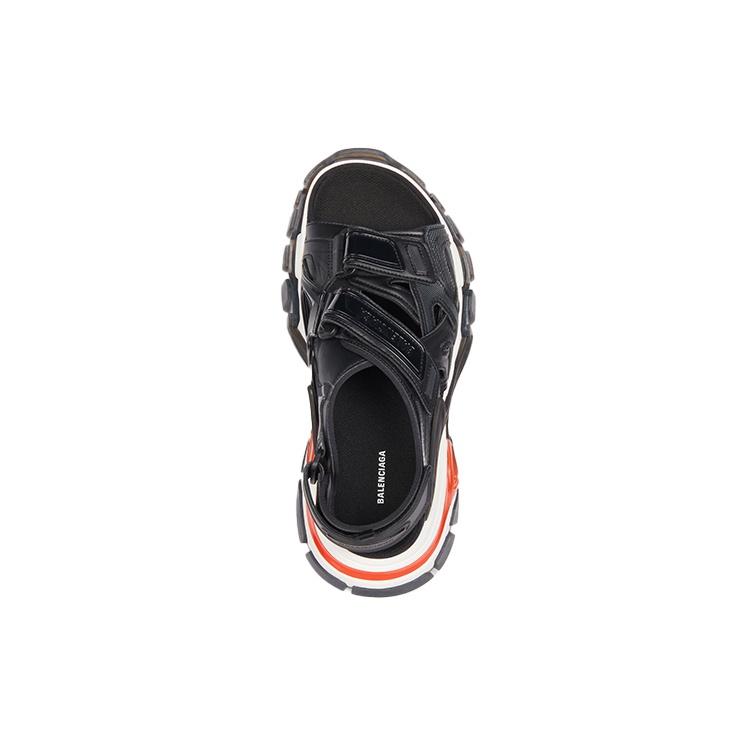 (WMNS) Balenciaga Track 2.0 Sandals 'Black Red' Women's 655948W2CC31096
