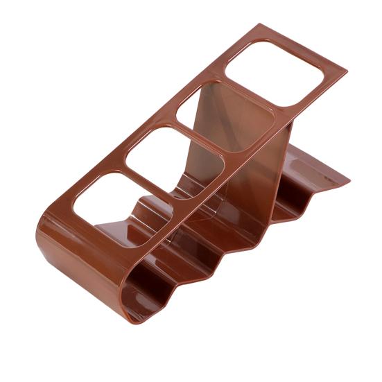 Control Holder Small Desktop Storage Rack with 4 Slots Anti-Slip Base Small