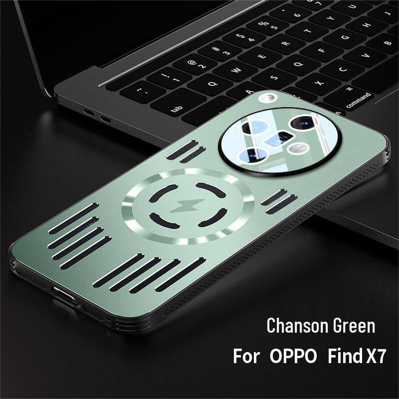 

Oppo Find X7 Aluminum Alloy Case: Full Coverage with Heat Dissipation OPPO Find X7