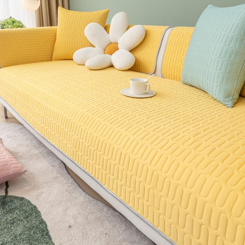 Latex Cool Silk Mat Sofa Cushion Summer Leather Non-slip Cushion Cover Cover Cloth Towel Universal for All Seasons
