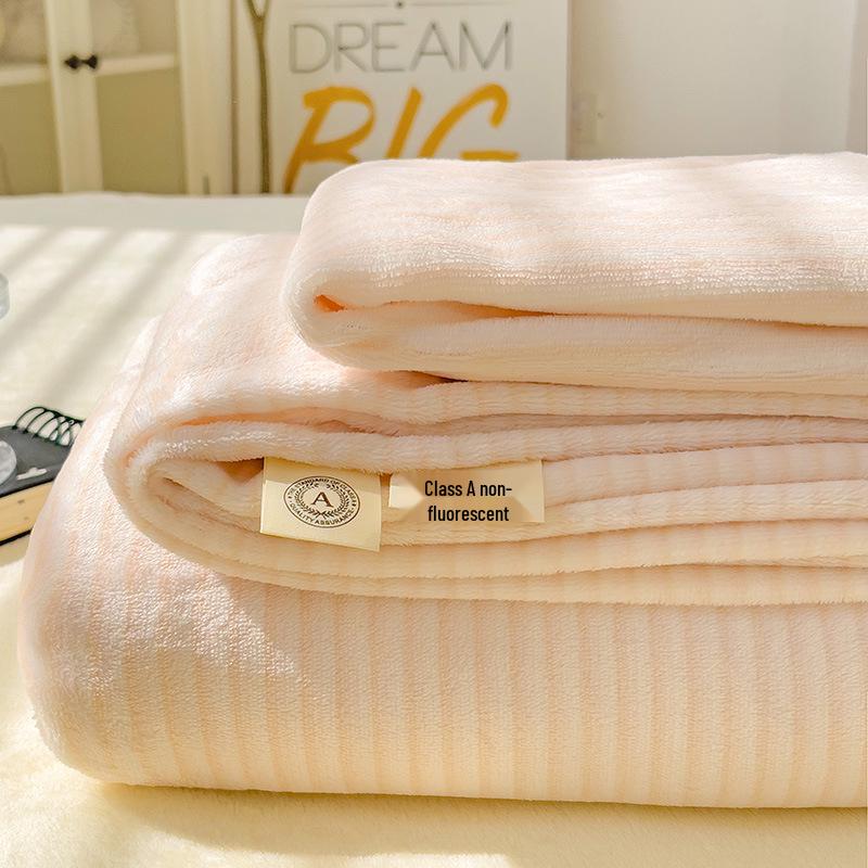 Kreskówkowy zimowy komplet pościeli z aksamitu mlecznego: Koc flanelowy polarowy, Prześcieradło, Poszewka na poduszkę - Gruby polar koralowy, Rozmiar pojedynczy.