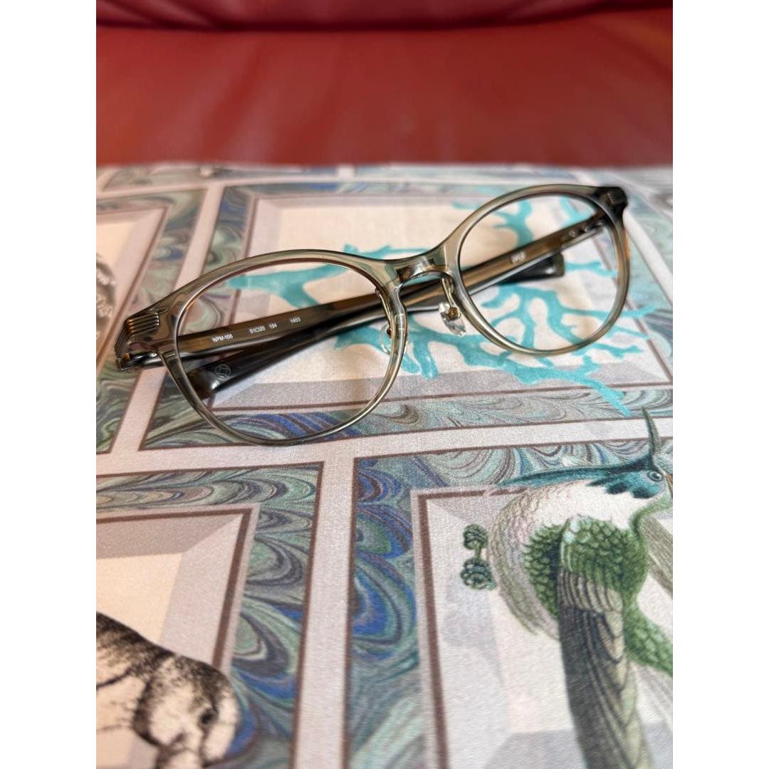 Used Four Nines 999.9 NPM-106 Brown Boston Glasses