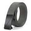 Men'S Toothless Automatic Buckle Woven Canvas Belt Belt Casual Nylon Tactical Pants Belt Military Training Outdoor Belt