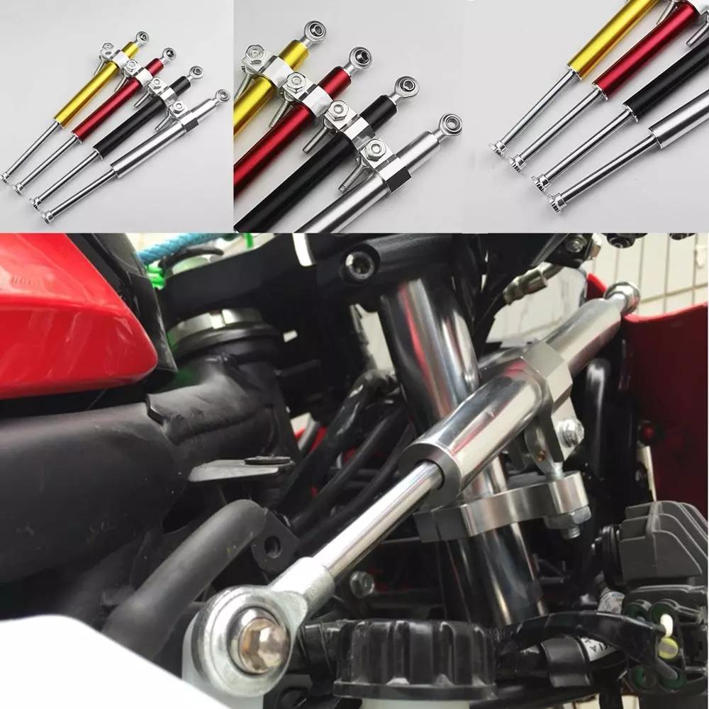 Aluminum Alloy 4 Colors Universal 330MM Shock Absorber Direction Damper Accessories Fork Stabilizer Motorcycle Steering Damper