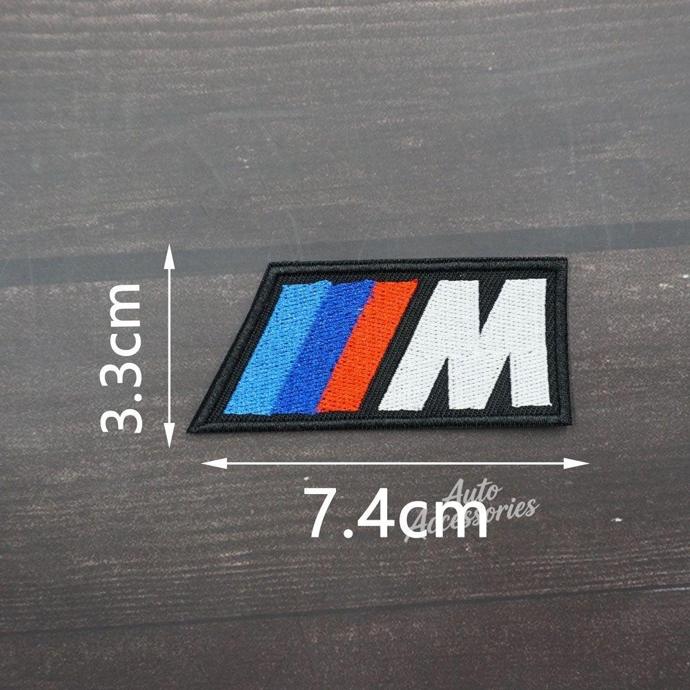 Cloth Embroidered Stickers HOOk&LOOP Clothing Hole Patch Decal For BMW M Power 1 3 5 7 Series Jacket Backpack Decor Accessories GB2