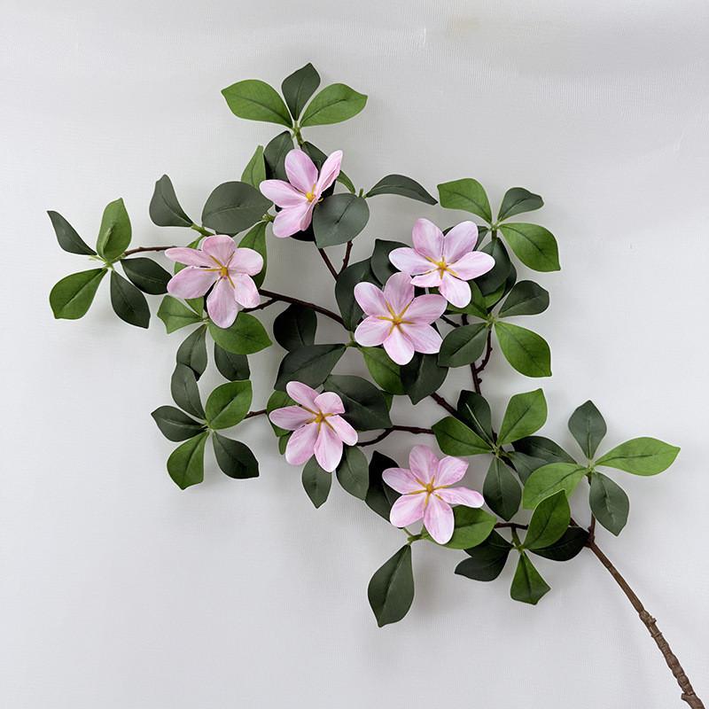 Faux Gardenia Plant With Realistic Leaves For Wedding Decor And Photoshoot Props