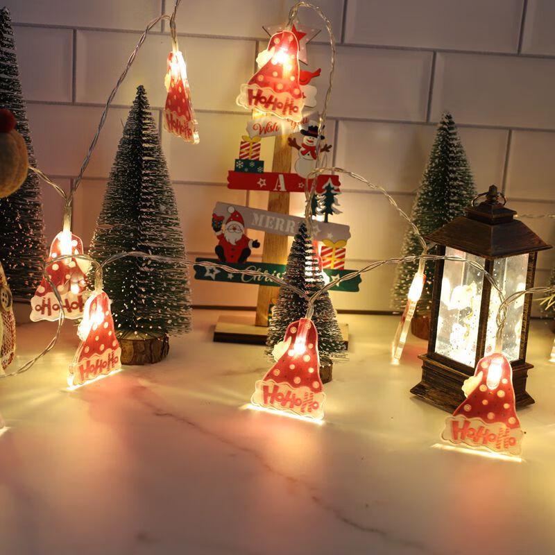 

LED Santa Claus Head Christmas String Lights