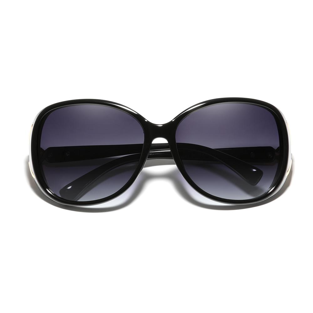 WIMN Ovale polarisierte Sonnenbrille mit flexiblem Memory-Metallrahmen und kratzfester Beschichtung