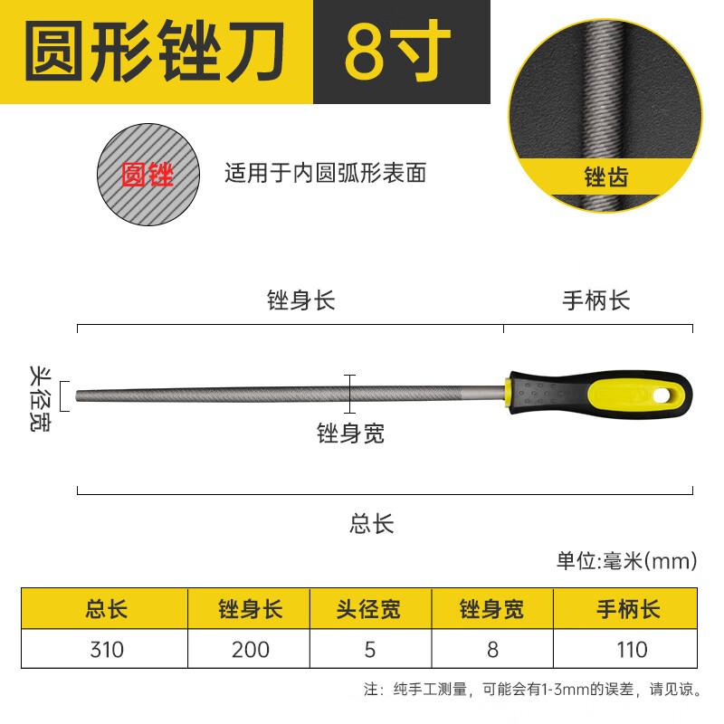 High Carbon Steel Round File