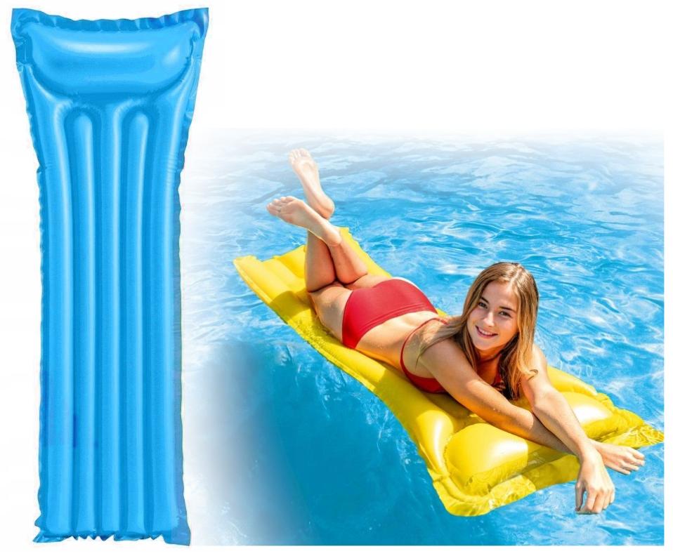 Inflatable swimming mattress 183 x 69 cm Blue