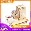 Students Kids Physical Science Toys Exercise Practical Ability Color Cognition DIY Wooden Hand Cranked Generator Technology